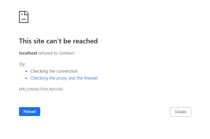 docker network tutorial site cannot be reached