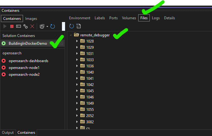 Docker visual studio volumes 5b