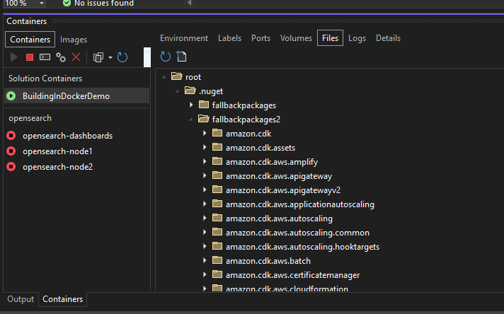 Docker visual studio volumes 8d