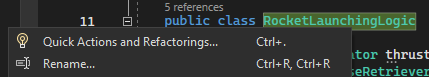 c# asbtraction through interface extraction initial menu